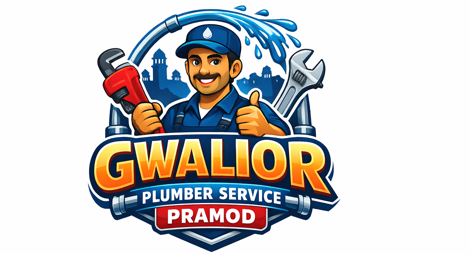 Gwalior Plumber Service Pramod Logo